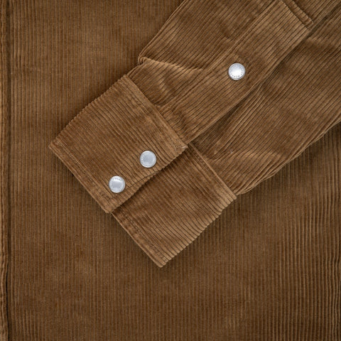 11oz Corduroy Western Shirt IHSH-398-CAM - Camel