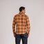 12oz Baju Barat Cek Flanel Berat Slubby IHSH399-ORA - Jingga