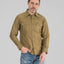 12oz Military Moleskin Western Shirt  IHSH-426-KHA - Khaki