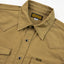 12oz Military Moleskin Western Shirt  IHSH-426-KHA - Khaki