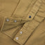 12oz Military Moleskin Western Shirt  IHSH-426-KHA - Khaki