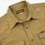 12oz Military Moleskin Western Shirt  IHSH-426-KHA - Khaki