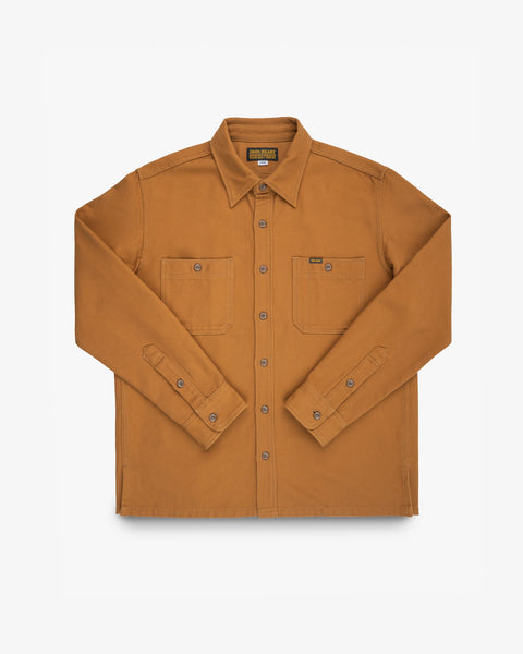 13oz Oxford Cloth Work Overshirt IHSH-423-CAM - Camel
