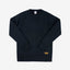 14oz Ultra Heavyweight Loopwheel Cotton Crew Neck Sweat IHSW69L - Black