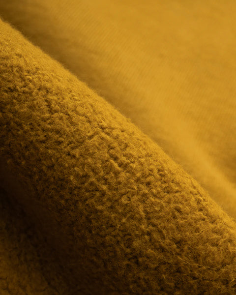 14oz Ultra Heavyweight Loopwheel Cotton Zippered Hoodie IHSW-81L-MUS-NP - Mustard