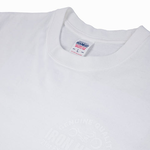 7.5oz Printed Loopwheel Crew Neck T-Shirt IHT2401 - White