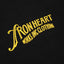 7.5oz Printed Loopwheel Crew Neck T-Shirt IHT-2501 - Black