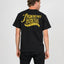 7.5oz Printed Loopwheel Crew Neck T-Shirt IHT-2501 - Black