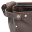 OGL 9981 Studded MTC Leather Saddle Messenger Bag Brown