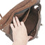 OGL 9981 Studded MTC Leather Saddle Messenger Bag Brown