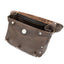 OGL 9981 Studded MTC Leather Saddle Messenger Bag Brown