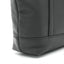 Close-up on construction of Handmade Black Fullgrain Tumbled Cowhide Leather Totebag, handmade by Obbi Good Label Singapore