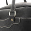 OGL 9981 Leather Zote Bag Black/White Thread