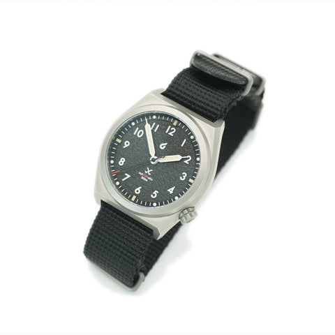 Obbi Good Label autOGLatic Field Watch in Black Zulu straps