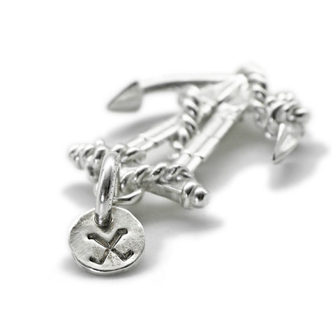 OGL X INDIGO INVITATIONAL STERLING SILVER ANCHOR PENDANT