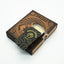 Compact tin of Omegha Solid Cologne with fresh pineapple and oakmoss, available in Singapore & SE Asia.