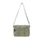 OriGinaLe Origo Sling Bag in olive abrasion-resistant Technical Canvas front view.