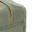 ORIGO Utility Dopp Kit in olive abrasion-resistant technical canvas close-up on OriGinaLe signature cushion-padded internal by Obbi Good Label.