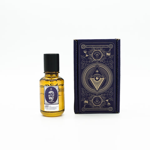 Bottle of Victorian Oil de Parfum with passionfruit and white florals, available in Singapore & SE Asia.