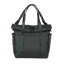 Black roll-top tote bag made from ECOPAK sailcloth with Fidlock magnetic closure by Obbi Good Label