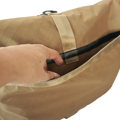 OriGinaLe XTAC Roll-Top Hobo Bag Gold