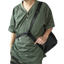 model using body-secure strap for obbi good label OriGinaLe XTAC Tote Bag in Black