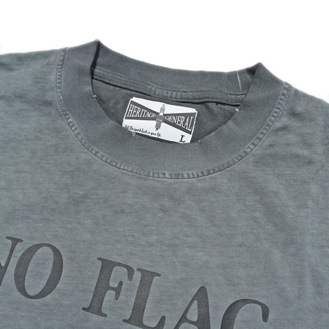 HGS No Flag Vintage Boxy Tee vintage grey distressed neckline