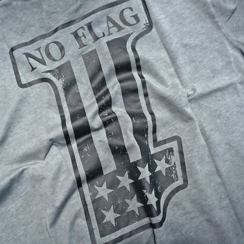 HGS No Flag Vintage Boxy Tee vintage grey distressed oversized back graphic