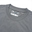 Close-up tonal Heritage General Store grey cotton T-shirt ribbed neckline