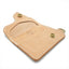 Handmade horsehide leather cardholder concho snap natural full grain detail view by BRAVE, Obbi Good Label