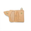 Handmade horsehide leather cardholder concho snap natural full grain internal view by BRAVE, Obbi Good Label