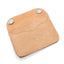 Full grain horsehide leather wallet concho edition natural color handmade back view