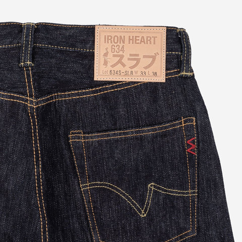 16oz Slubby Selvedge Denim Straight Cut Jeans IH634S-SLB - Indigo