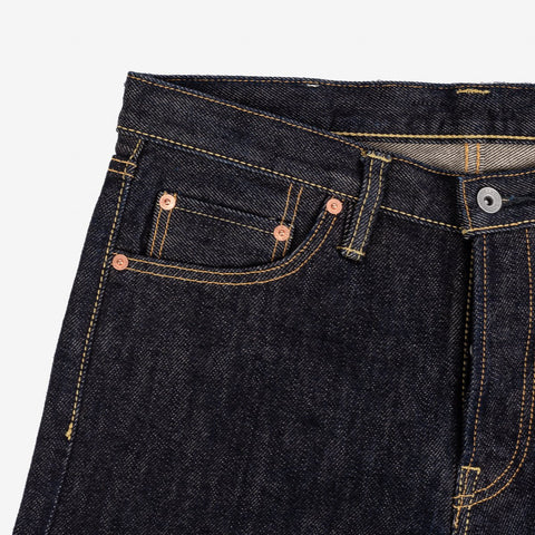 21oz Selvedge Denim Slim Straight Cut Jeans IH666S 21oz - Indigo
