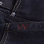 21oz Selvedge Denim Slim Potongan Tirus Jeans IH777S 21oz OD - Indigo Terlalu Diwarnai Hitam