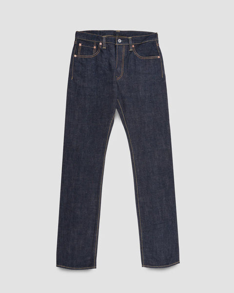 17oz Selvedge Denim Slim Cut Jeans IH555-N - Natural Indigo