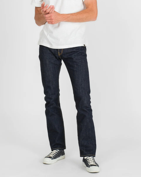 17oz Selvedge Denim Slim Cut Jeans IH555-N - Natural Indigo