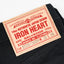Iron Heart IH-555S-142BB Black-on-Black in 14oz selvedge denim jeans available at Rugged Gentlemen Shoppe