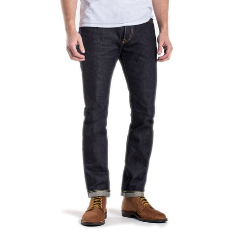 Iron Heart IH-555S-142 indigo in 14oz selvedge denim jeans available at Rugged Gentlemen Shoppe