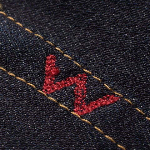 14oz Selvedge Denim Straight Cut Jeans IH-634S-142 - Indigo