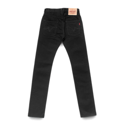 Iron Heart IH-777S-142BB Black in 14oz selvedge denim jeans available at Rugged Gentlemen Shoppe