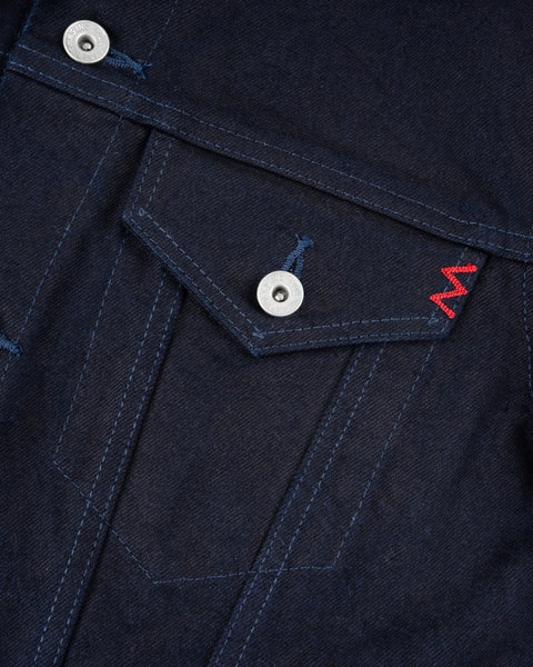 Iron Heart 14oz IH-526J-142ib selvedge type 3 jacket available at Rugged Gentlemen Shoppe