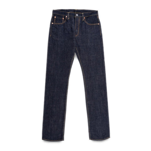 Iron Heart IH-555N 17oz natural indigo selvedge denim jeans available at Rugged Gentlemen Shoppe