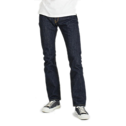 Iron Heart IH-555N 17oz natural indigo selvedge denim jeans available at Rugged Gentlemen Shoppe