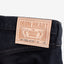 Iron Heart IH-555S-21od in 21oz indigo overdyed black selvedge denim jeans available at Rugged Gentlemen Shoppe
