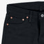 Iron Heart IH-555S-SB in 21oz superblack non-fade  selvedge denim jeans available at Rugged Gentlemen Shoppe