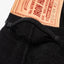 Iron Heart IH-634S-142BB in 14oz black selvedge denim jeans available at Rugged Gentlemen Shoppe