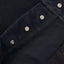 Iron Heart IH-634S-B in 21oz indigo overdyed black selvedge denim jeans available at Rugged Gentlemen Shoppe