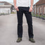 Iron Heart IH-634S-B in 21oz indigo overdyed black selvedge denim jeans available at Rugged Gentlemen Shoppe