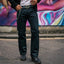 Iron Heart IH-634S-SB in 21oz superblack non-fade selvedge denim jeans available at Rugged Gentlemen Shoppe